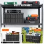 Collapsible Storage Bins with Lids, 65L 3 Packs, Folding Plastic Stackable Utility Crates with Handles, Large Heavy Duty Contain