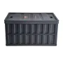 Collapsible Storage Bins with Lids, 65L 3 Packs, Folding Plastic Stackable Utility Crates with Handles, Large Heavy Duty Contain