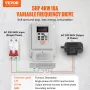 VFD 4KWï¼œ18Aï¼œ5hk variabel frekvensdrev til 3-fase