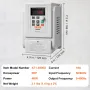 VFD 4KWï¼œ18Aï¼œ5hk variabel frekvensdrev til 3-fase