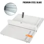 48cm Manual Creasing Machine 19inch Paper Card Creasing Machine Paper Creaser Scoring Machine with Magnetic Backstop A3