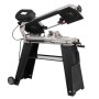 Metal Band Saw with Base, Rectangular Cutting Capacity 4 in x 6 in, Hacksaw with 550W 220V Motor, 0-45Â° Angle Adjustment,