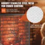 Pejsskærm Enkeltpanel, Robust Iron Mesh Pejsskærm, 906 (L) X720
