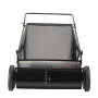 Push Lawn Sweeper, 26-inch Leaf & Grass Collector, Strong Rubber Wheels & Heavy Duty Thickened Steel, Durable to Use with Large 