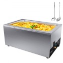 Kommerciel elektrisk mad varmere bordplade buffet 24qt 1200w Bain Marie