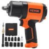 1/2-Inch Air Impact Wrench, High Torque Up to 1400 ft-lbs, Lightweight 4.6 lb Design Pneumatic Impact Gun with 11-PCS 1/2-Inch
