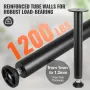 406.4MM Adjustable Desk Legs, Reinforced Steel Office Table Furniture legs Set of 4 for DIY, 1200 lbs Load Capacity Heavy Duty D