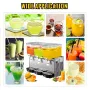 Kommerciel kold drik dispenser rustfrit stål frugt juice