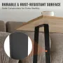 406.4MM Trapezoid Steel Table Legs, Replacement Furniture Legs Set of 2 for DIY Coffee Tables, Modern Desks, Bench, Night Stands