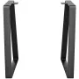 406.4MM Trapezoid Steel Table Legs, Replacement Furniture Legs Set of 2 for DIY Coffee Tables, Modern Desks, Bench, Night Stands