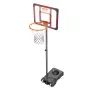 Basketball Hoop, 5-7 ft Adjustable Height Portable Backboard System, 28 inch Basketball Hoop & Goal, Kids & Adults Basketball Se