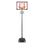 Basketball Hoop, 5-7 ft Adjustable Height Portable Backboard System, 28 inch Basketball Hoop & Goal, Kids & Adults Basketball Se