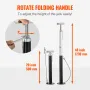 RV Slide Out Support Jacks, 5000 lbs kapacitet hver glide ud