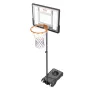Basketball Hoop, 5-7 ft Adjustable Height Portable Backboard System, 32 inch Basketball Hoop & Goal, Kids & Adults Basketball Se