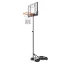 Basketball Hoop, 5-7 ft Adjustable Height Portable Backboard System, 32 inch Basketball Hoop & Goal, Kids & Adults Basketball Se
