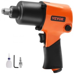 Air Impact Wrench, 1/2" Drive Air Impact Gun Up to 880ft-lbs Nut-busting Torque, 7500RPM Lightweight Pneumatic Tool for