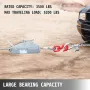 Wire Rope Puller 1.6T/1587.6 kg Capacity Hand Winch Rope 2011.7 cm Grip Puller Manual Wire Rope Puller Heavy Duty Wire Rope Grip