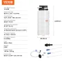Fluidekstraktor, 4 gallon (15 liter), pneumatisk/manuel