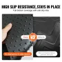 Truck Bed Mat, Fits for 2015-2023 Ford F150 5.5 FT Short Bed, 66.5" x 64" Rubber Truck Bed Liner, 1/4" Thick Bed Mat Car Accesso