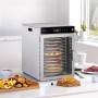 12 Trays Rotary Food Dehydrator Machine Stainless Steel 800W Fruit Drying