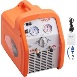 Portable 3/4 HP Refrigerant Recovery Machine - AC Recovery Machine with High Pressure Protection 220-240V 60Hz Recovery Machine
