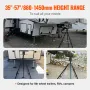 5. hjulstabodstabilisator, 5000 lbs Load Capacity Tripod Fifth