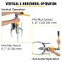 15 Ton Hydraulic Gear Puller Adjustable 3 Jaws Wheel Bearing Pulling Separator 3 in 1 Pump Oil Tube Drawing Machine Wheel Bearin