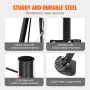 5th Wheel Tripod Stabilizer, 5000 LBS Load Capacity Tripod Fifth Wheel Stabilizer, 35"-57" Adjustable Height RV Gooseneck Stabil