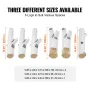 6 Pcs Large Withe Birch Logs, Gas Fireplace Ceramic Logs for Fire place, Heat-Resistant Wood Log Gas Realistic Logs, Stackable W