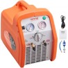 1 HP Refrigerant Recovery Machine - Dual Cylinder Portable AC Recovery Machine with High Pressure Protection 220-240V 50Hz