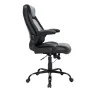 Executive Office Chair with Cutting-edge Adjustable Lumbar Support, High Back PU Leather Office Chair Ergonomic for Back Pain, w