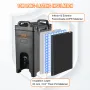 Insulated Beverage Dispenser, 18.9 L, Food-grade LDPE Hot and Cold Beverage Server, Thermal Drink Dispenser Cooler with 2.3 cm P