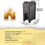 Insulated Beverage Dispenser, 18.9 L, Food-grade LDPE Hot and Cold Beverage Server, Thermal Drink Dispenser Cooler with 2.3 cm P