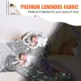 Udfoldede børn Sofa Glow-in-the-Dark Kids Couch Children