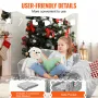 Fold-out Kids Sofa, Glow-in-the-Dark Kids Couch Chair, 2-in-1 Children Convertible Sofa to Lounger, Extra Soft Flip-out Toddler 