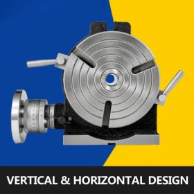 Rotary Table 8 INCH/200 MM Horizontal Vertical Rotary Table 3-Slot Rotary Table for Milling Machine MT-3 Rotary Table for