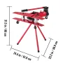 Manual Pipe Bender Plumbers Tool 16T, rørbøjningsmaskine 1/2-2