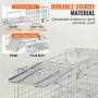 Live Animal Cage Trap, 24 "X 8" X 8 "Humane Cat Trap Galvanized
