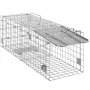 Live Animal Cage Trap, 24 "X 8" X 8 "Humane Cat Trap Galvanized