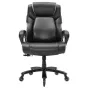 Heavy Duty Executive Office Chair with Cutting-edge Adjustable Lumbar Support for Long Hours, Big and Tall 400lbs Office Chair,