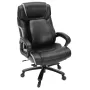 Heavy Duty Executive Office Chair with Cutting-edge Adjustable Lumbar Support for Long Hours, Big and Tall 400lbs Office Chair,