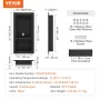 Brusebad niche klar til fliser 40,64 x 81,28 cm, dobbelt
