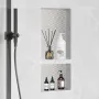 Brusebad niche klar til fliser 40,64 x 81,28 cm, dobbelt