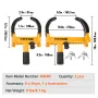 Wheel Lock, 2 Packs Universal Wheel Clamp Lock, Adjustable Anti Theft Trailer Lock Wheel Clamp, Heavy-duty Steel Tire Lock for A