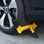 Wheel Lock, 2 Packs Universal Wheel Clamp Lock, Adjustable Anti Theft Trailer Lock Wheel Clamp, Heavy-duty Steel Tire Lock for A