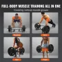 Trap Bar, 500 LBS Hex Barbell Trap Bar, 55,7" Squat Dødløft
