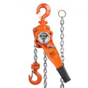 Manual Lever Chain Hoist, 3/4 Ton 1650 lbs Capacity 5 FT Come Along, G80 Galvanized Carbon Steel with Weston Double-Pawl Brake,