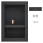 Brusebad niche klar til fliser 40,64 x 60,96 cm, dobbelt