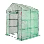 Drivhus til walk-in, 1,2 x 1,2 x 1,8 m drivhus med hylder