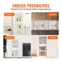 Shower Niche Ready for Tile 40.64x40.64cm & 40.64x50.8cm, Triple Shelf, Square Corners Wall-inserted Niche Recessed, Sealed Prot